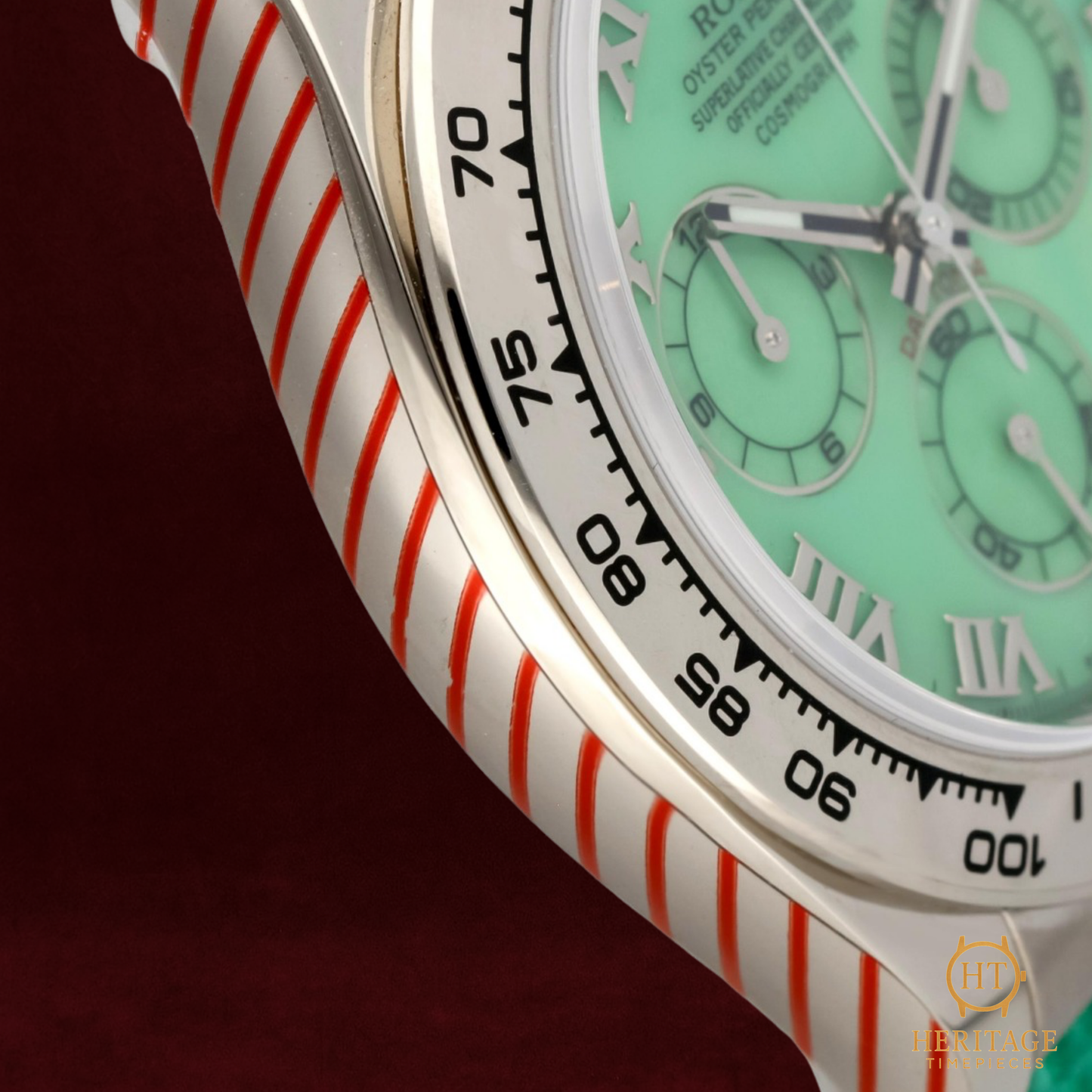 Rolex Cosmograph Daytona ‘White Gold – Beach Green Dial’ – Reference 116519 (2006 / Service 2022)