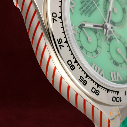 Rolex Cosmograph Daytona ‘White Gold – Beach Green Dial’ – Reference 116519 (2006 / Service 2022)