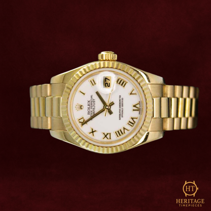 Rolex Datejust 26 ‘Blue Dial – Yellow Gold’ – Reference 179178 (2004)