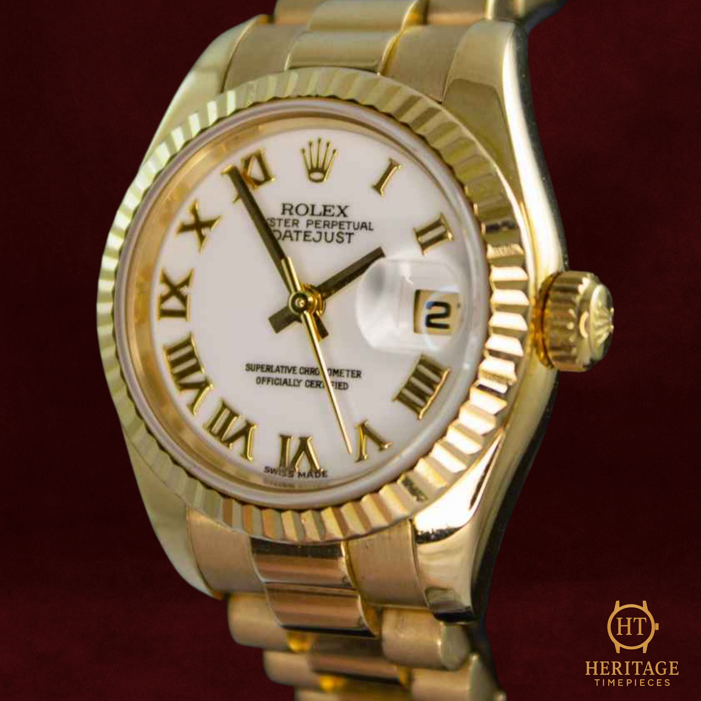 Rolex Datejust 26 ‘Blue Dial – Yellow Gold’ – Reference 179178 (2004)