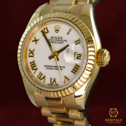 Rolex Datejust 26 ‘Blue Dial – Yellow Gold’ – Reference 179178 (2004)
