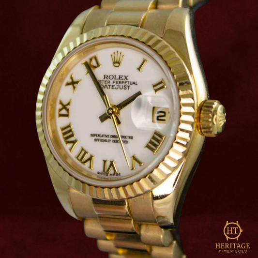 Rolex Datejust 26 ‘Blue Dial – Yellow Gold’ – Reference 179178 (2004)