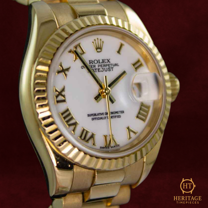 Rolex Datejust 26 ‘Blue Dial – Yellow Gold’ – Reference 179178 (2004)