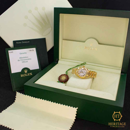 Rolex Datejust 26 ‘Blue Dial – Yellow Gold’ – Reference 179178 (2004)