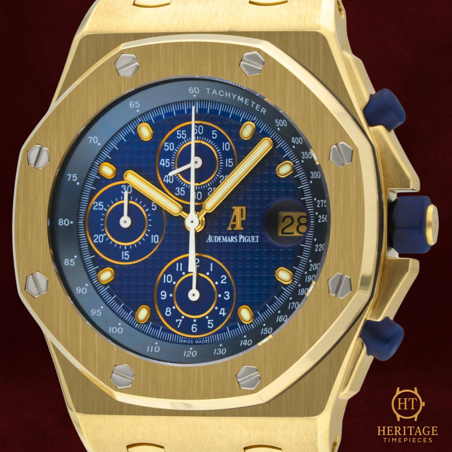Audemars Piguet Royal Oak Offshore ‘Yellow Gold – Blue Dial’ – Reference 25721BA.OO.1000BA.02.A (2011)