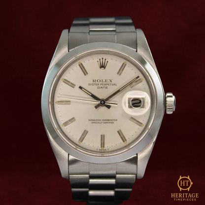 Rolex Date ‘Silver Dial – Stainless Steel’ – Reference 1500 (1981)