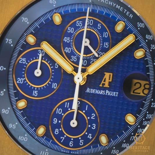 Audemars Piguet Royal Oak Offshore ‘Yellow Gold – Blue Dial’ – Reference 25721BA.OO.1000BA.02.A (2011)