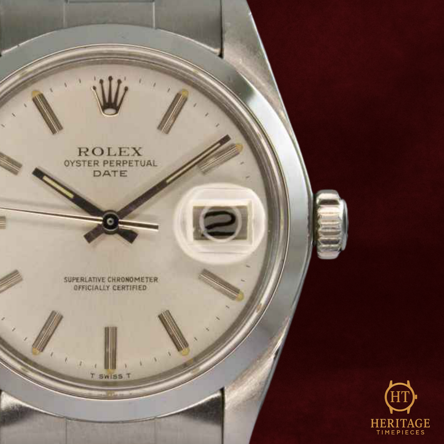 Rolex Date ‘Silver Dial – Stainless Steel’ – Reference 1500 (1981)