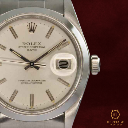 Rolex Date ‘Silver Dial – Stainless Steel’ – Reference 1500 (1981)