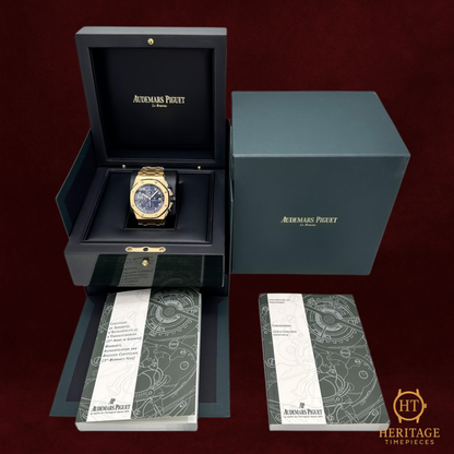 Audemars Piguet Royal Oak Offshore ‘Yellow Gold – Blue Dial’ – Reference 25721BA.OO.1000BA.02.A (2011)