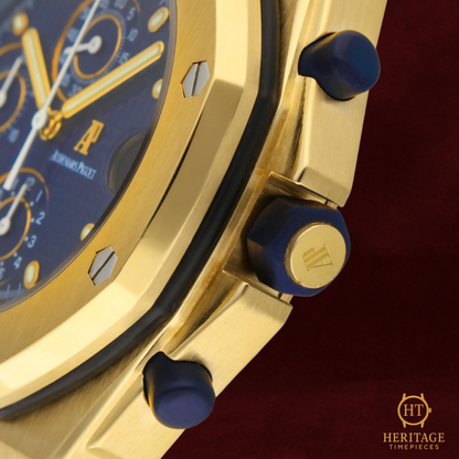 Audemars Piguet Royal Oak Offshore ‘Yellow Gold – Blue Dial’ – Reference 25721BA.OO.1000BA.02.A (2011)