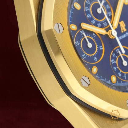 Audemars Piguet Royal Oak Offshore ‘Yellow Gold – Blue Dial’ – Reference 25721BA.OO.1000BA.02.A (2011)