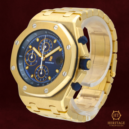 Audemars Piguet Royal Oak Offshore ‘Yellow Gold – Blue Dial’ – Reference 25721BA.OO.1000BA.02.A (2011)