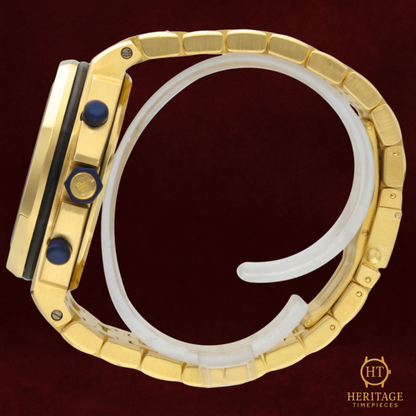 Audemars Piguet Royal Oak Offshore ‘Yellow Gold – Blue Dial’ – Reference 25721BA.OO.1000BA.02.A (2011)