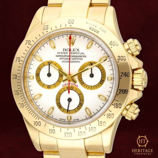 Rolex Cosmograph Daytona ‘Full Yellow Gold – White Dial’ – Reference 116528 (2008)