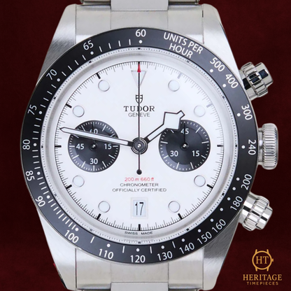 Tudor Black Bay Chrono “White Dial” – Reference 79360N (2022) ST