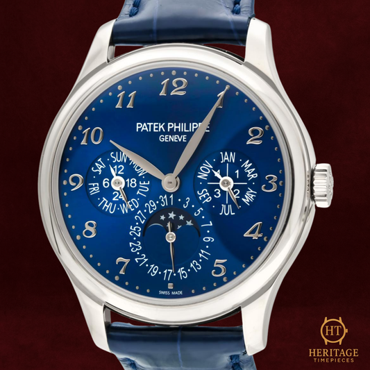 Patek Philippe Grand Complications ‘White Gold – Blue Dial Perpetual Calendar’ – Reference 5327G-001 (2021)