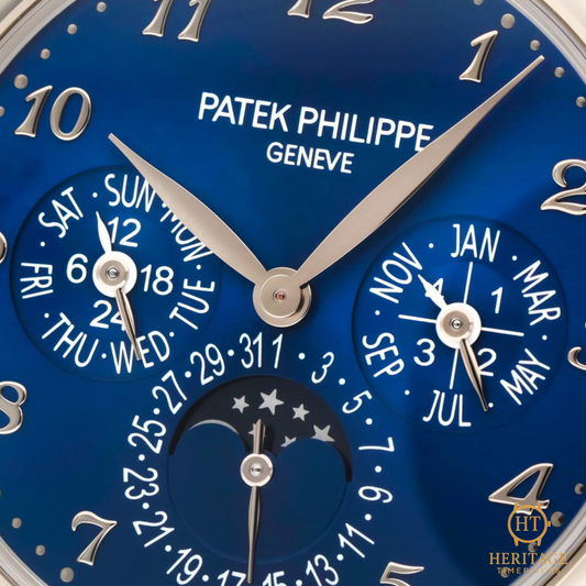Patek Philippe Grand Complications ‘White Gold – Blue Dial Perpetual Calendar’ – Reference 5327G-001 (2021)