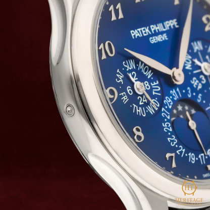 Patek Philippe Grand Complications ‘White Gold – Blue Dial Perpetual Calendar’ – Reference 5327G-001 (2021)