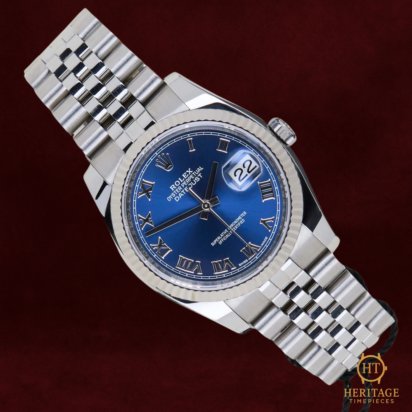 Rolex Datejust 36 ‘Blue Roman Dial’ – Jubilee – Reference 116234 (2019)