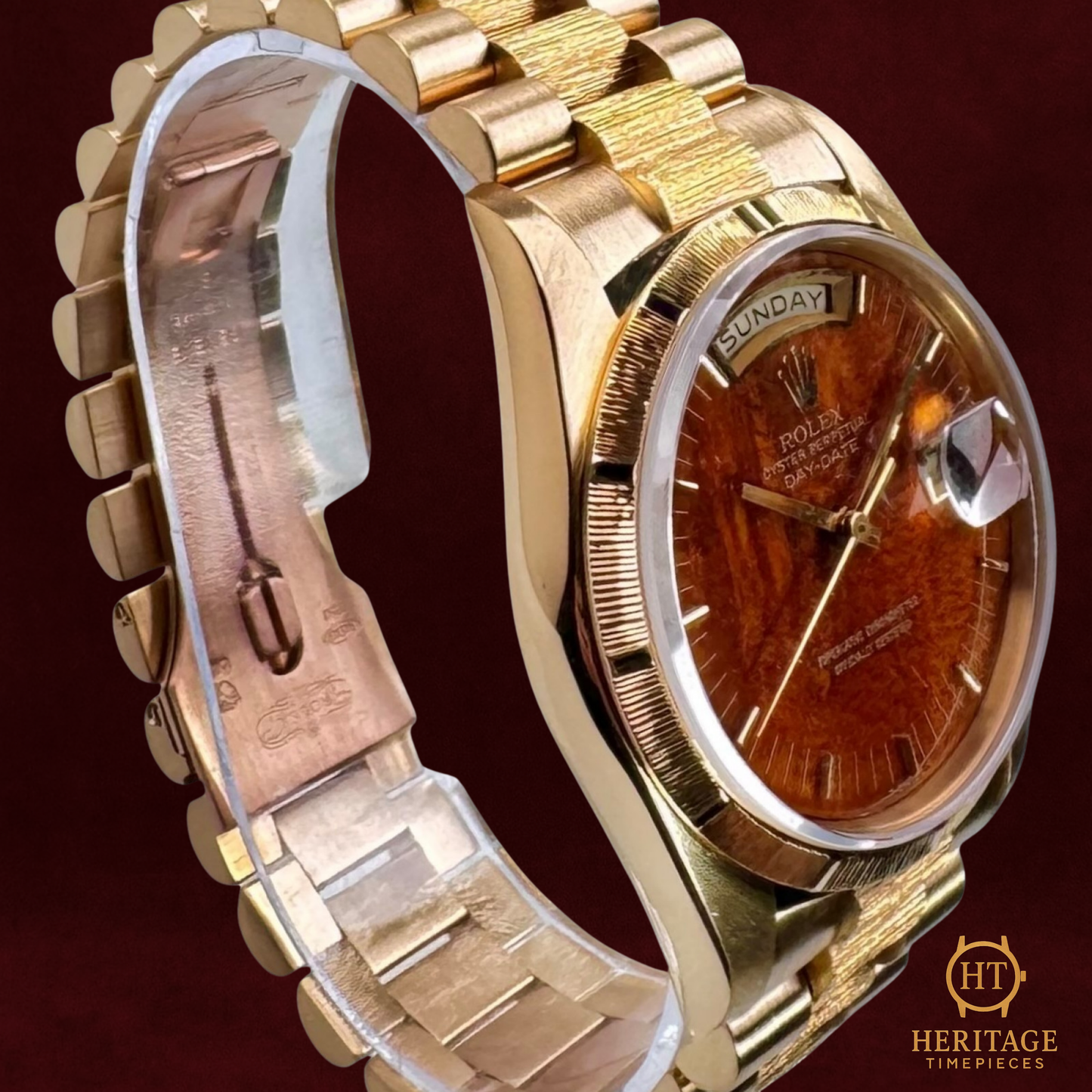 Rolex Day-Date 'Burlwood Dial' - Reference 18248 (c.1980s-1990s)