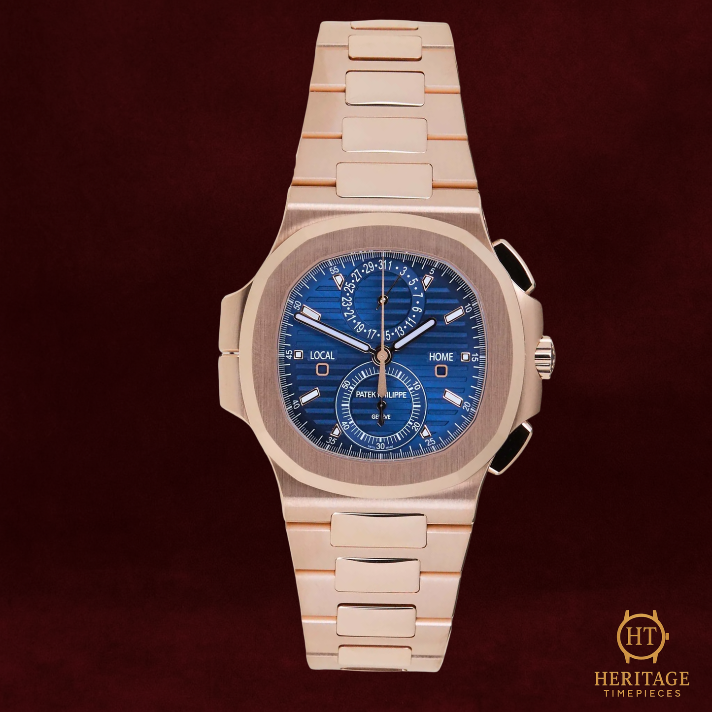 Patek Philippe Nautilus Flyback Chronograph Travel Time ‘Blue Dial’ - Reference 5990/1R-001 (2025)