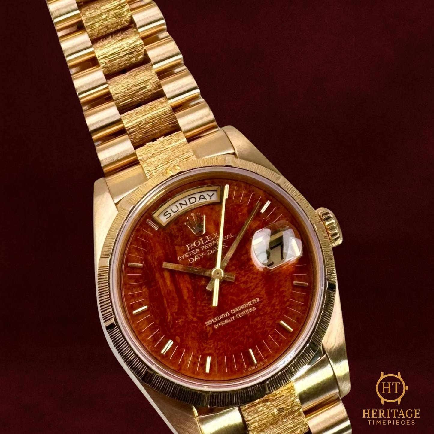 Rolex Day-Date 'Burlwood Dial' - Reference 18248 (c.1980s-1990s)