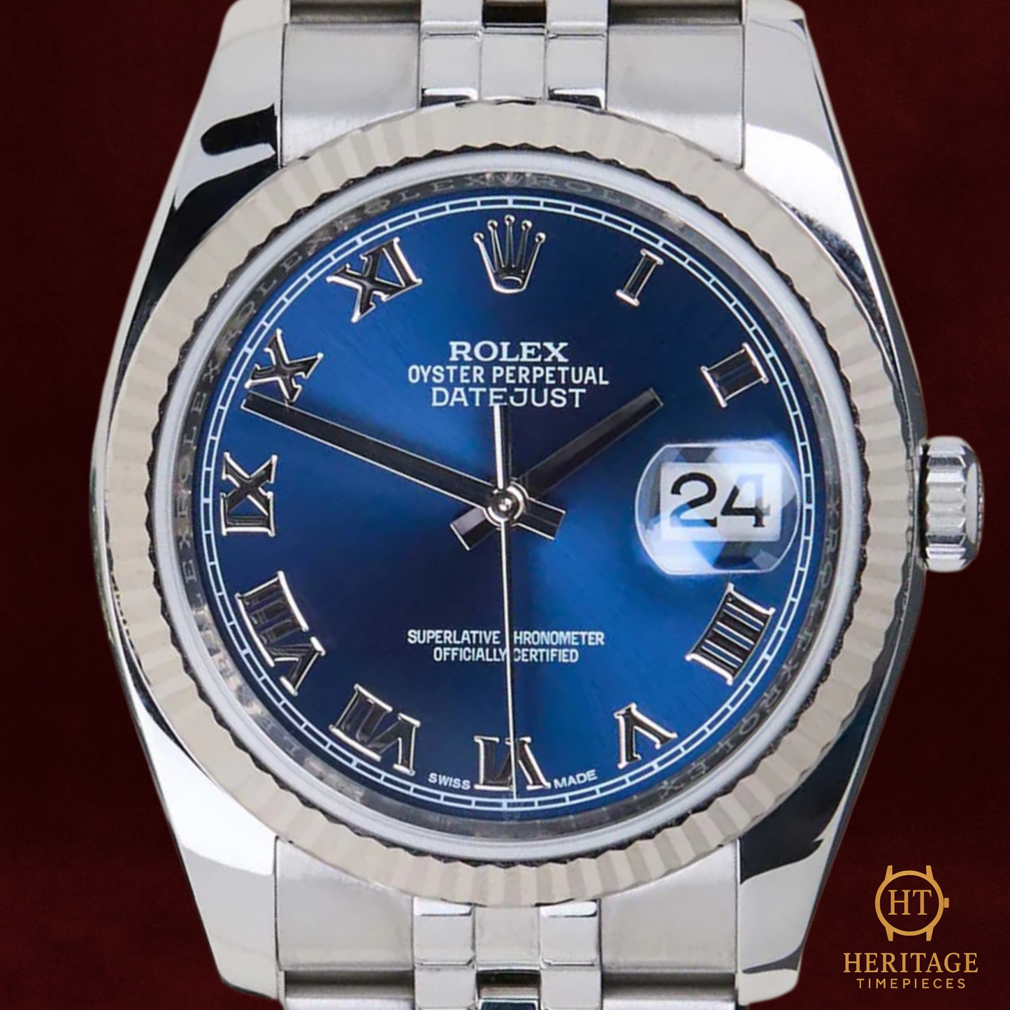 Rolex Datejust 36 ‘Blue Roman Dial – Jubilee’ – Reference 116234 (2016)
