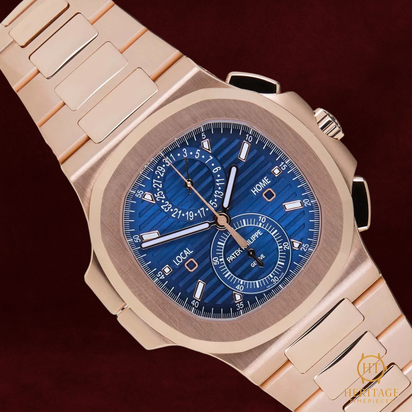 Patek Philippe Nautilus Flyback Chronograph Travel Time ‘Blue Dial’ - Reference 5990/1R-001 (2025)