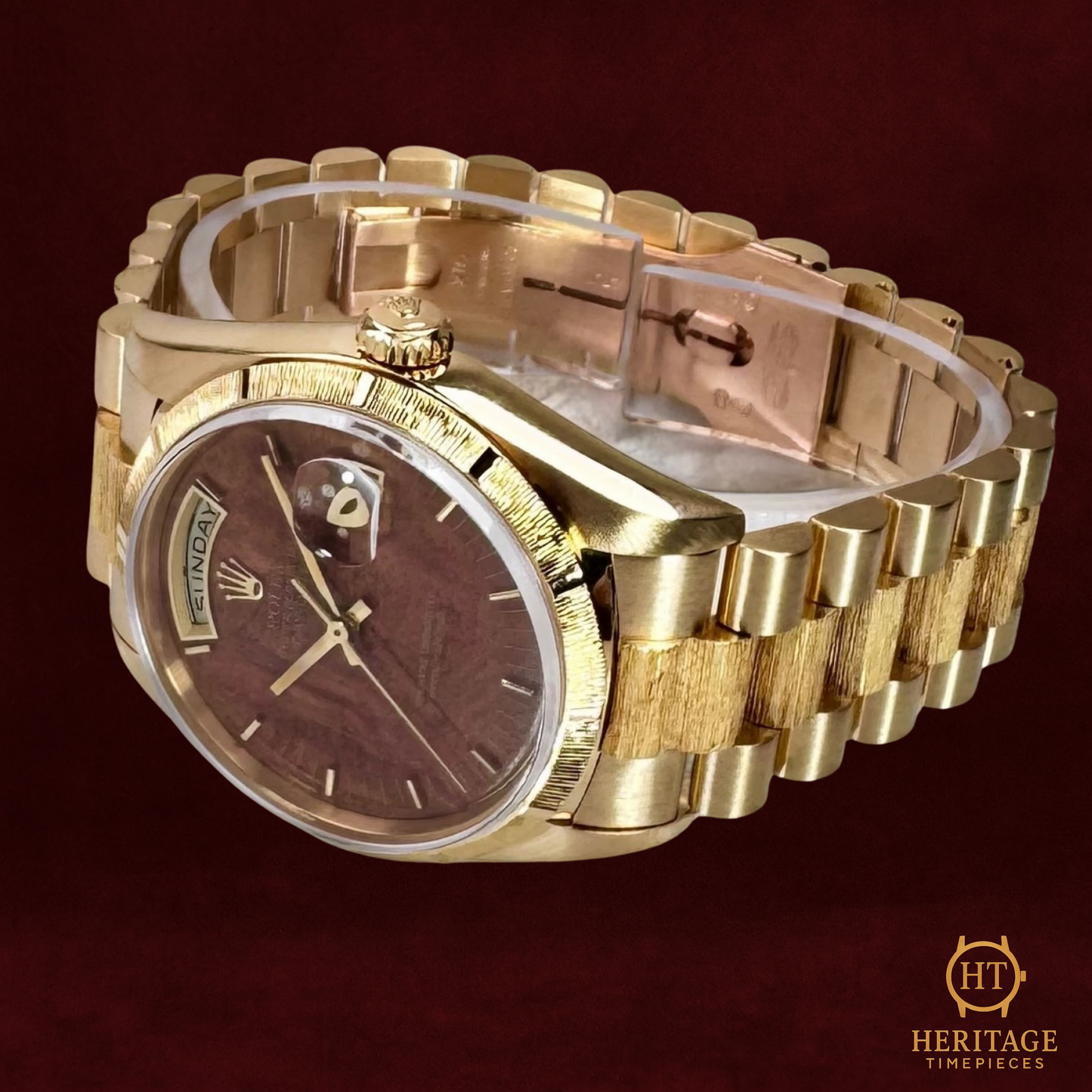 Rolex Day-Date 'Burlwood Dial' - Reference 18248 (c.1980s-1990s)