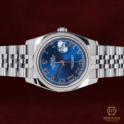 Rolex Datejust 36 ‘Blue Roman Dial – Jubilee’ – Reference 116234 (2016)