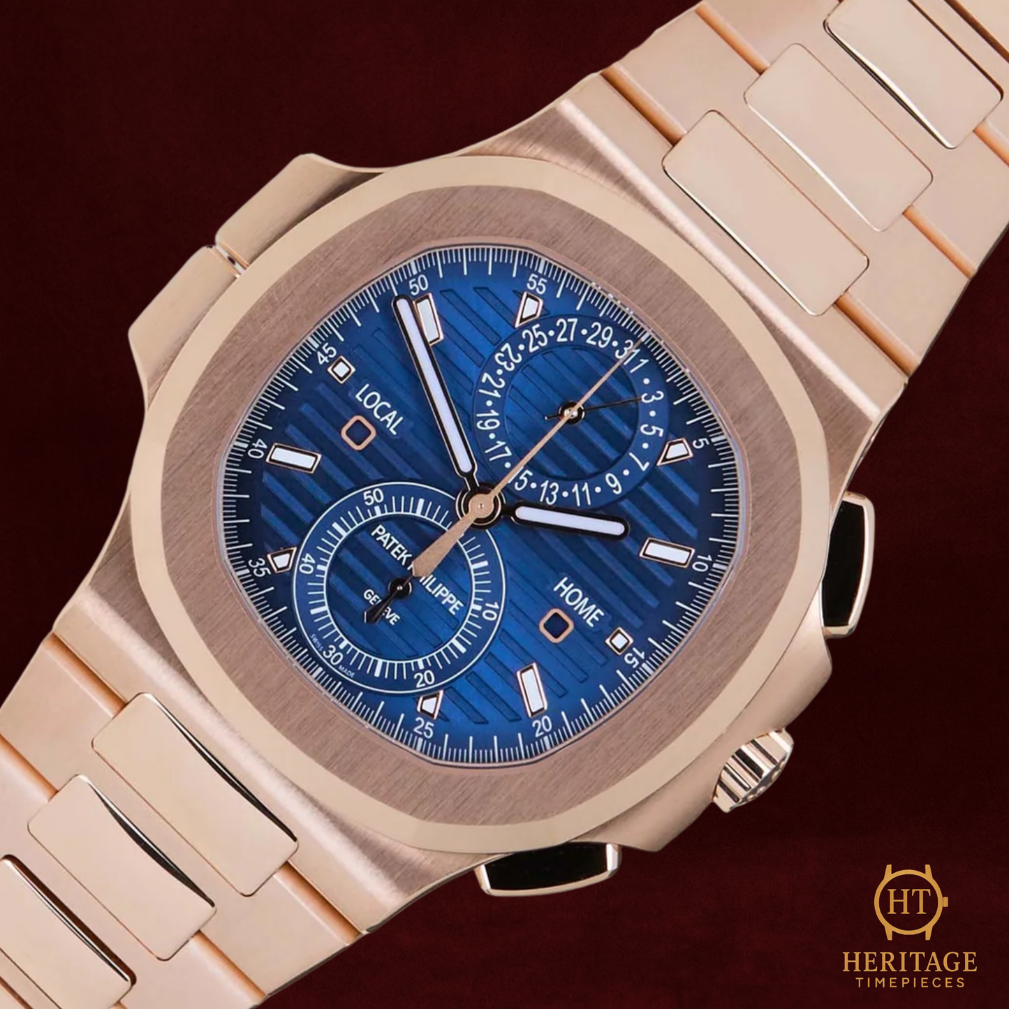 Patek Philippe Nautilus Flyback Chronograph Travel Time ‘Blue Dial’ - Reference 5990/1R-001 (2025)