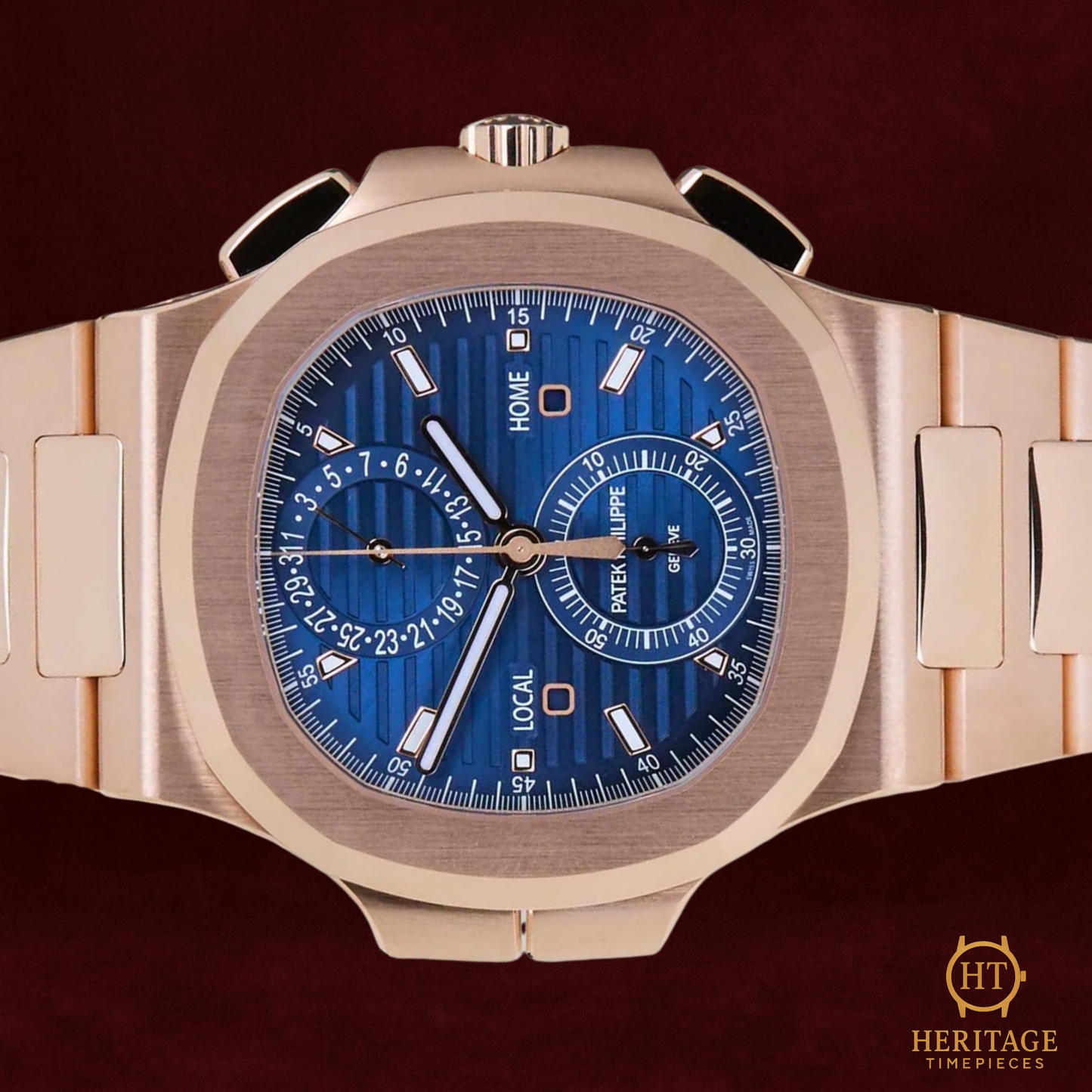 Patek Philippe Nautilus Flyback Chronograph Travel Time ‘Blue Dial’ - Reference 5990/1R-001 (2025)