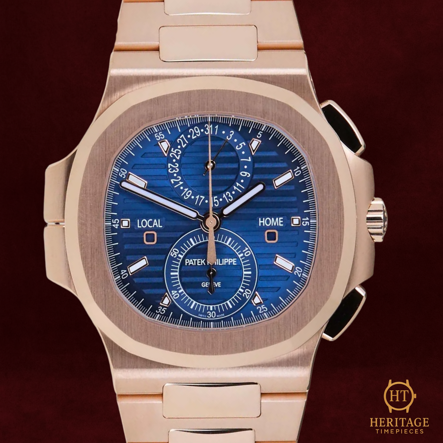 Patek Philippe Nautilus Flyback Chronograph Travel Time ‘Blue Dial’ - Reference 5990/1R-001 (2025)