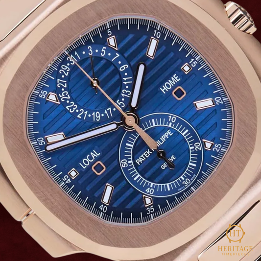 Patek Philippe Nautilus Flyback Chronograph Travel Time ‘Blue Dial’ - Reference 5990/1R-001 (2025)