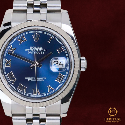 Rolex Datejust 36 ‘Blue Roman Dial – Jubilee’ – Reference 116234 (2016)