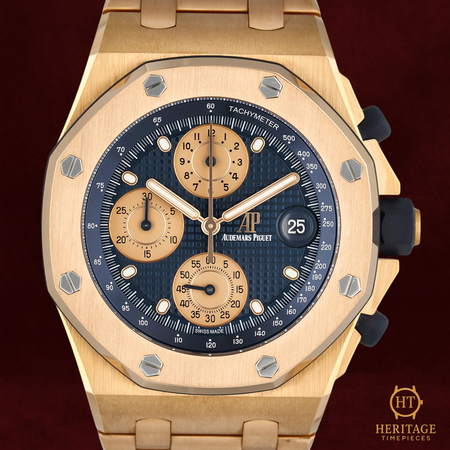 Audemars Piguet Royal Oak Offshore Chronograph ‘Blue Dial – Rose Gold’ – Reference 26238OR.OO.2000OR.01 (2021)