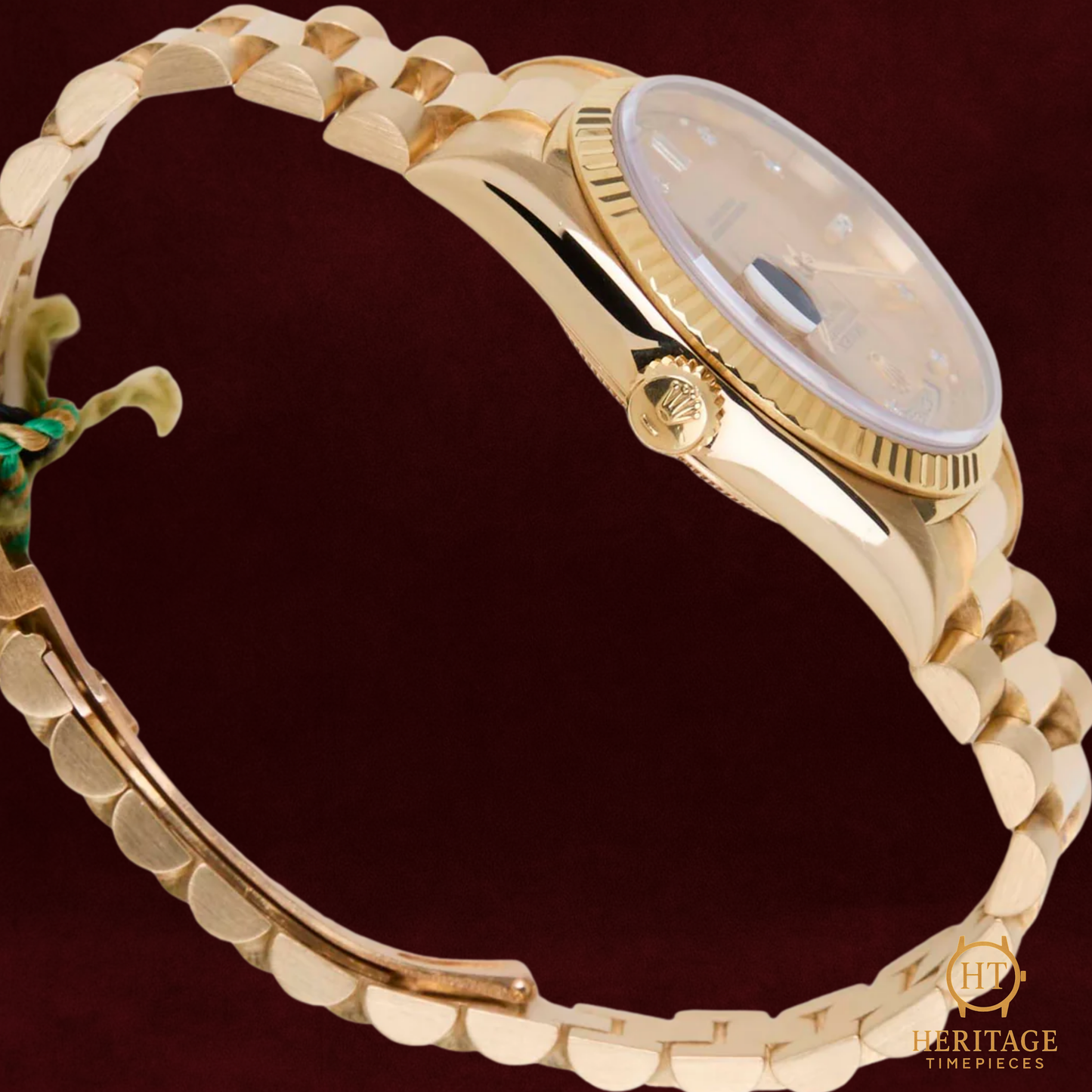 Rolex Day-Date 36 “Champagne Diamond Dial” – Reference 18238 (March 1996) ST