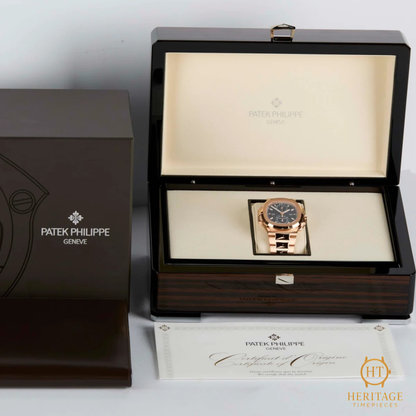 Patek Philippe Nautilus Flyback Chronograph Travel Time ‘Blue Dial’ - Reference 5990/1R-001 (2025)