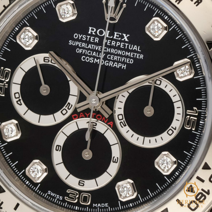 Rolex Cosmograph Daytona ‘Zenith Movement – White Gold / Diamond Index Dial’ – Reference 16519 (1999)