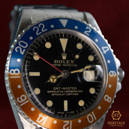 Rolex GMT-Master ‘Pepsi Bezel – Gilt Dial’ – Reference 1675 (1965)