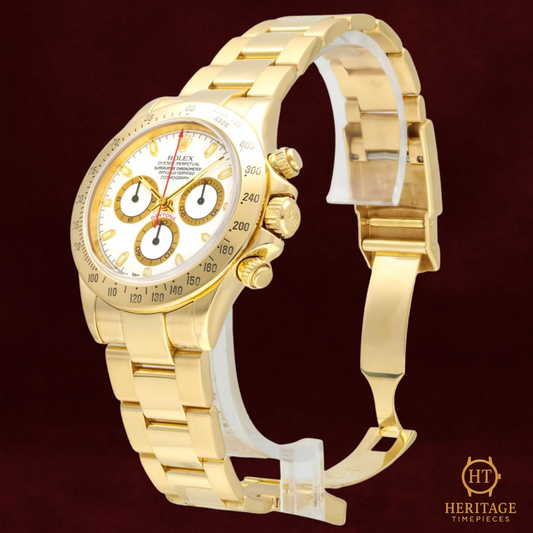 Rolex Cosmograph Daytona ‘Full Yellow Gold – White Dial’ – Reference 116528 (2008)