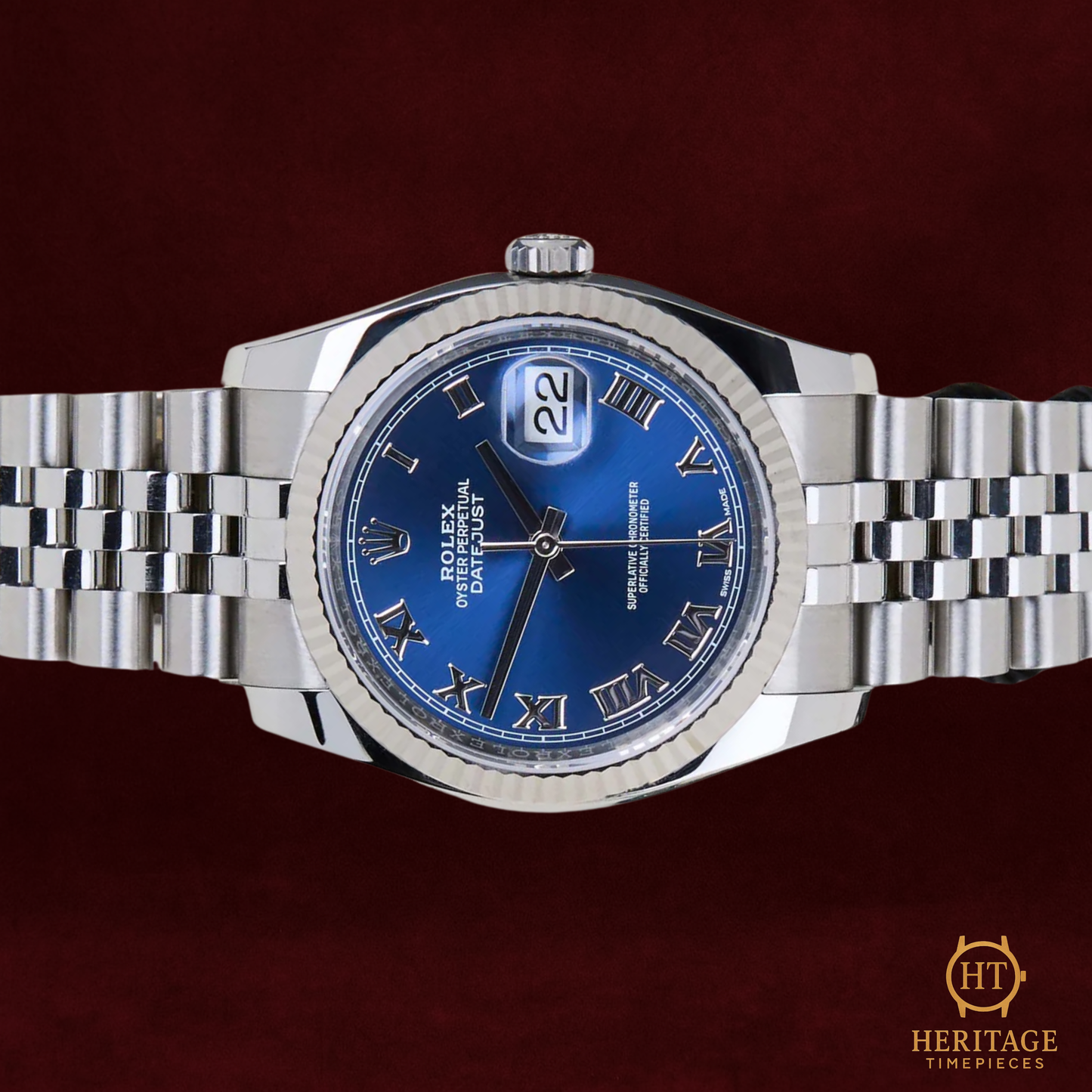Rolex Datejust 36 ‘Blue Roman Dial’ – Jubilee – Reference 116234 (2019)
