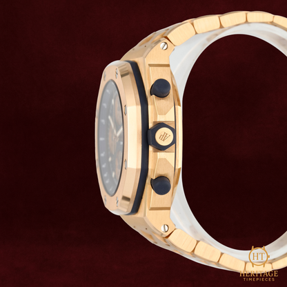 Audemars Piguet Royal Oak Offshore Chronograph ‘Blue Dial – Rose Gold’ – Reference 26238OR.OO.2000OR.01 (2021)