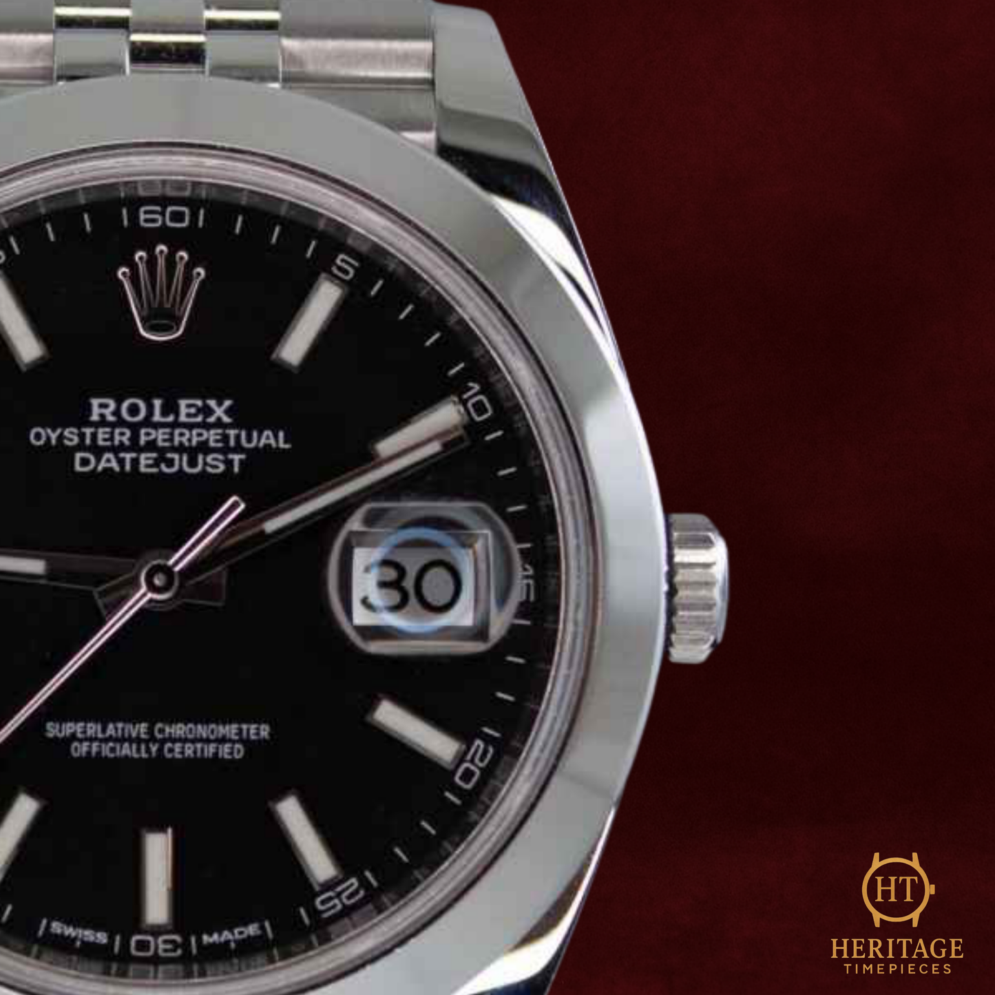 Rolex Datejust 41 ‘Black Dial – Stainless Steel’ – Reference 126300 (2020)