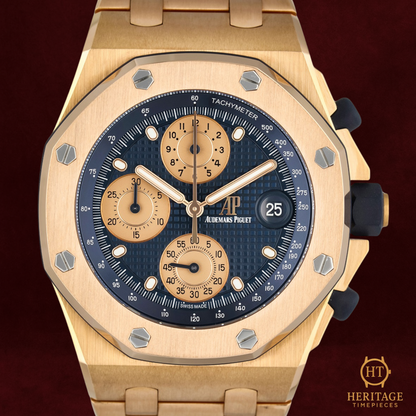 Audemars Piguet Royal Oak Offshore Chronograph ‘Blue Dial – Rose Gold’ – Reference 26238OR.OO.2000OR.01 (2021)