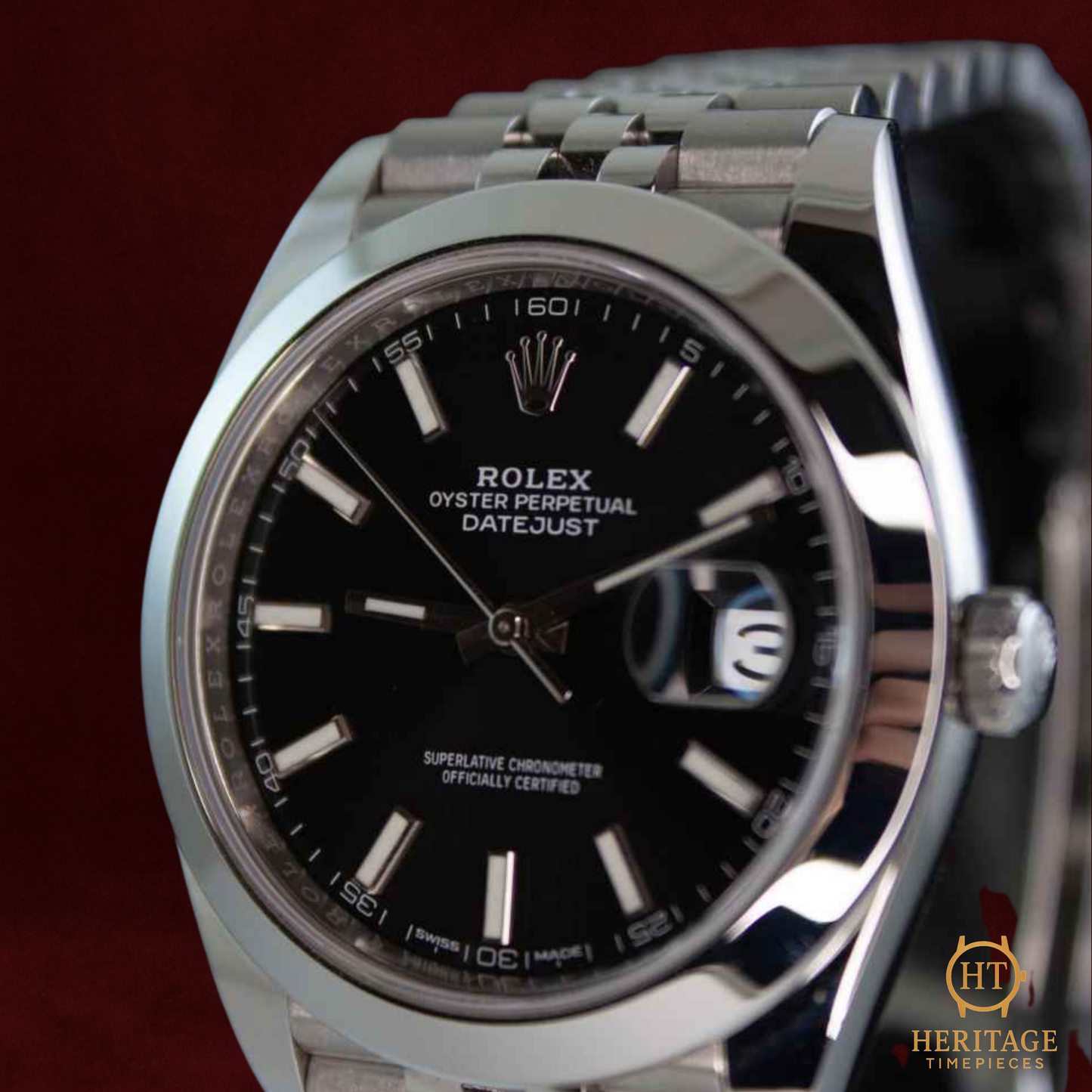Rolex Datejust 41 ‘Black Dial – Stainless Steel’ – Reference 126300 (2020)