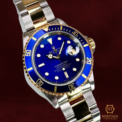 Rolex Submariner Date ‘Blue Dial’ – Reference 16613 (40 mm)