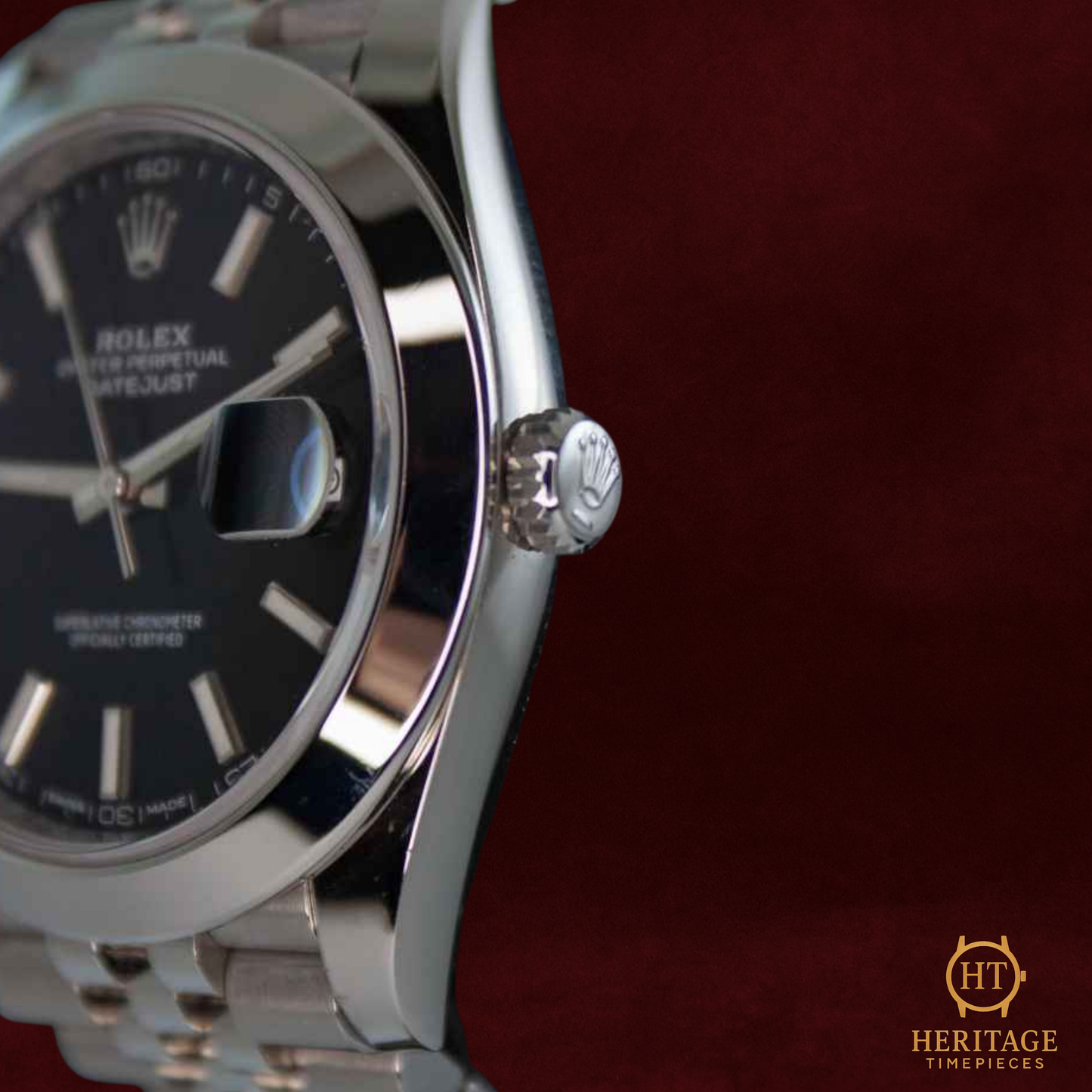 Rolex Datejust 41 ‘Black Dial – Stainless Steel’ – Reference 126300 (2020)