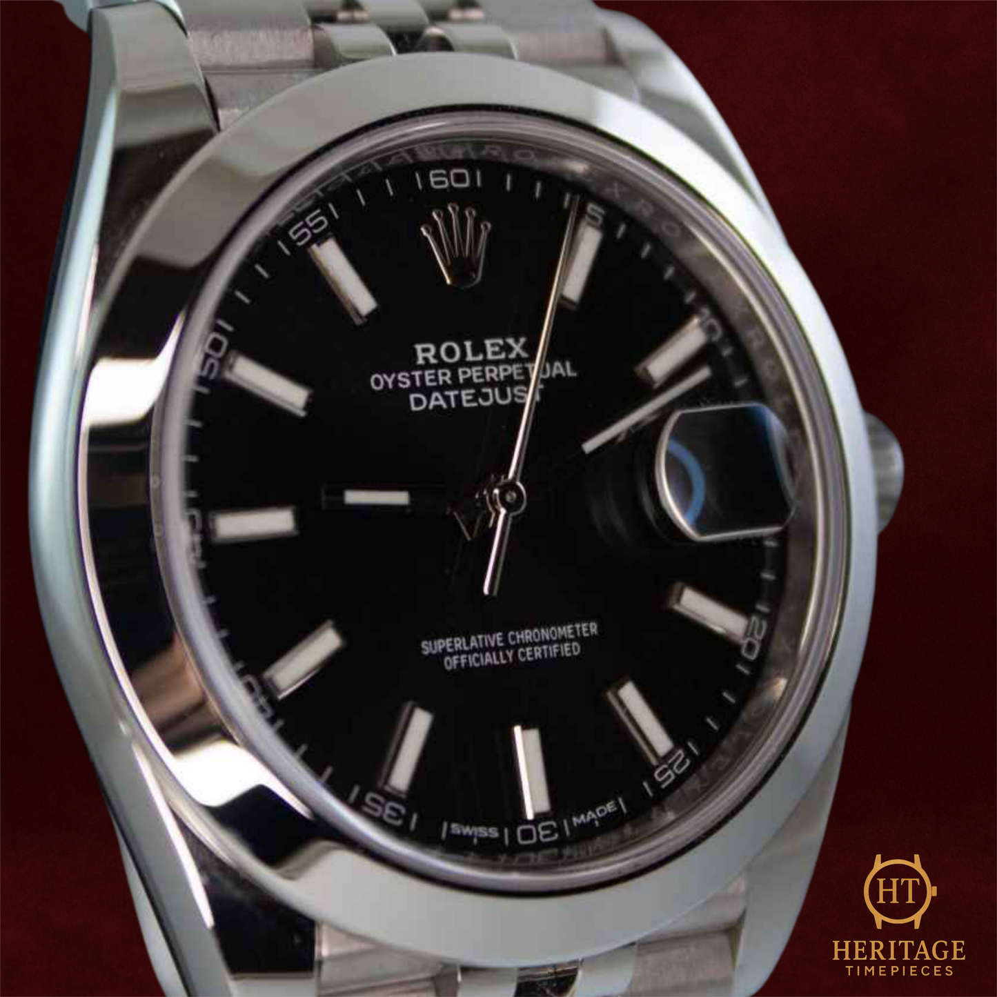 Rolex Datejust 41 ‘Black Dial – Stainless Steel’ – Reference 126300 (2020)